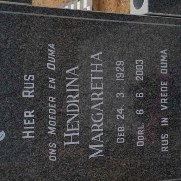TEMPLAR Hendrina Margaretha 1929-2003