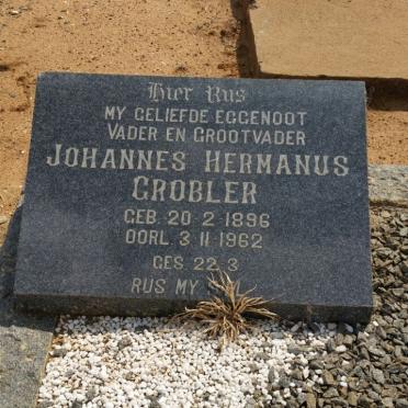 GROBLER Johannes Hermanus 1896-1962