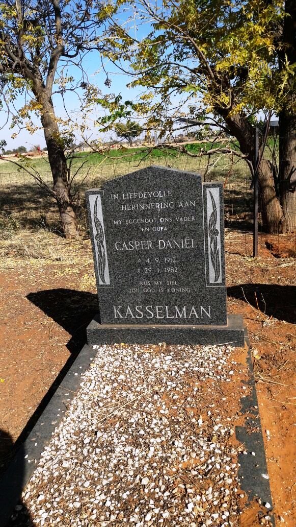 KASSELMAN Casper Daniel 1912-1982