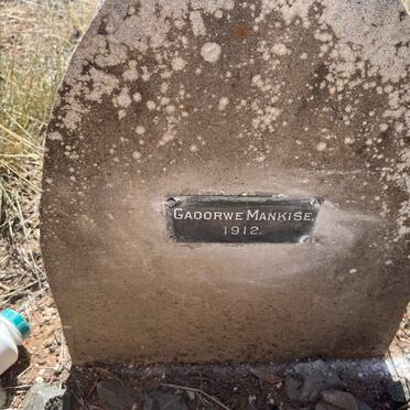 MANKISE Gaoorwe -1912