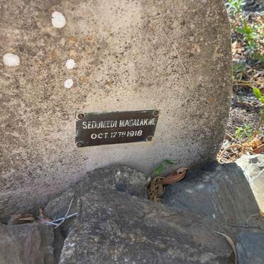 MAGALAKWE Sedumedi -1918