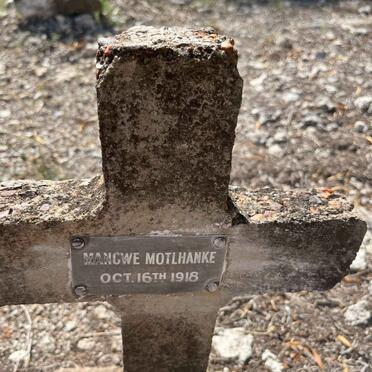 MOTLHANKE Mangwe -1918