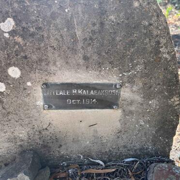 KALAEAKGOSI Ditlale B. -1914