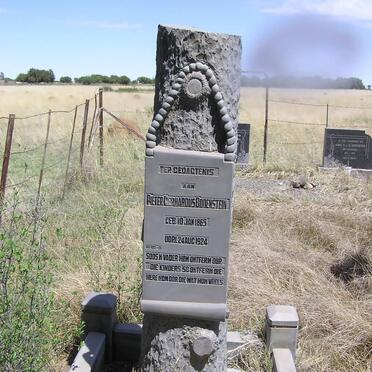 North West, VRYBURG district, Broedersput, Wonderfontein, farm cemetery