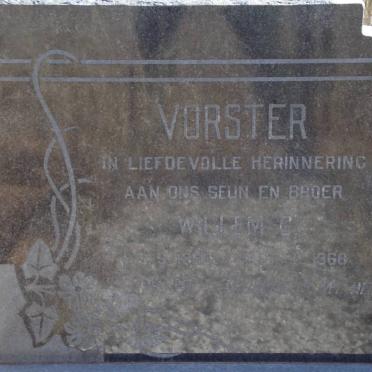 VORSTER Willem C. ?-1968
