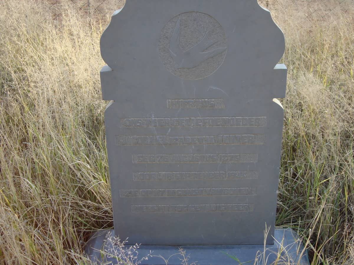 VENTER Jacoba Elizabetha 1876-194?