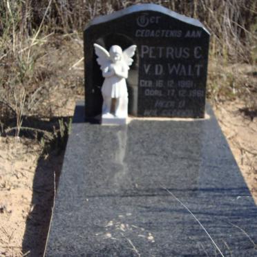 WALT Petrus C., v.d. 1961-1961