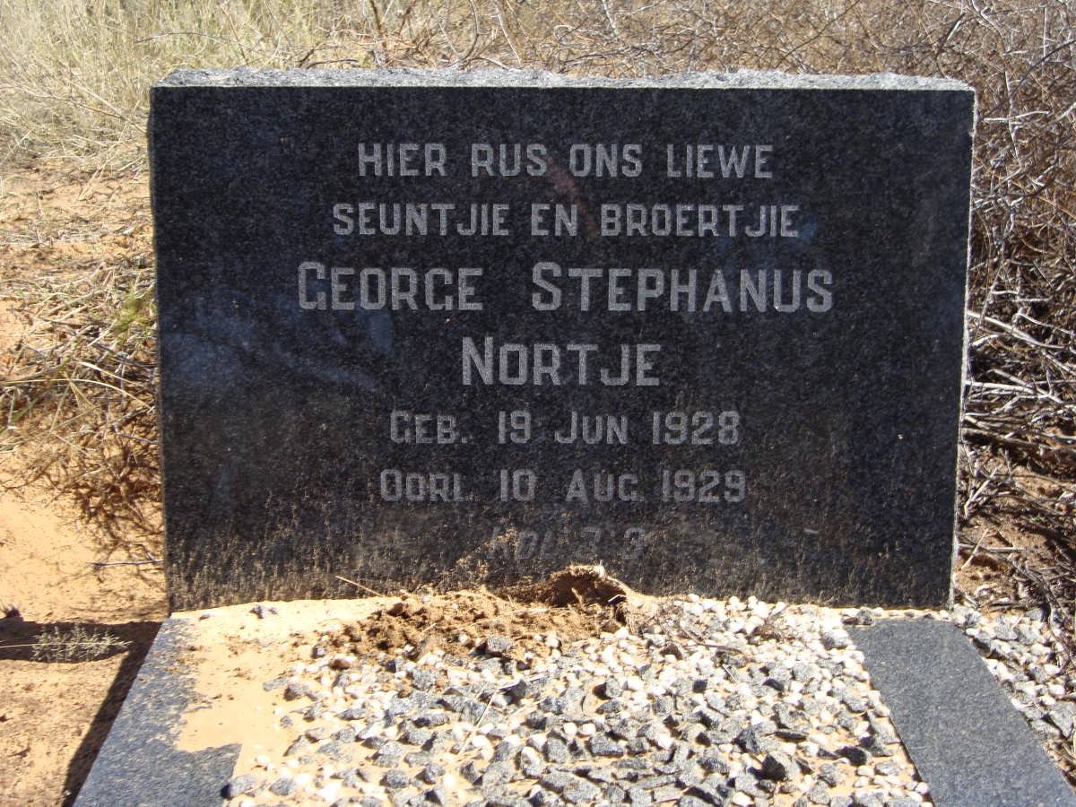 NORTJE George Stephanus 1928-1929