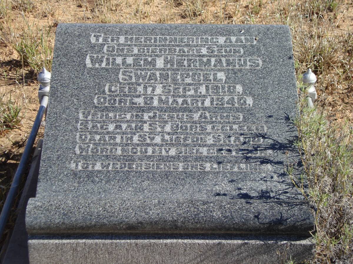 SWANEPOEL Willem Hermanus 1918-1940