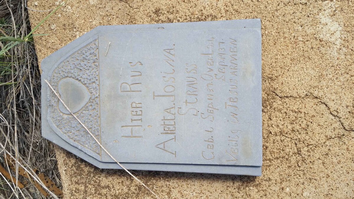 STRAUSS Aletta Josina 1937-1937