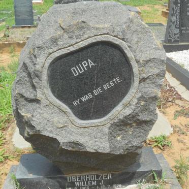 OBERHOLZER Willem J. 1906-1974