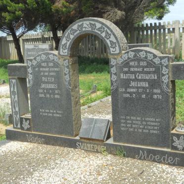 SWANEPOEL Pieter Johannes 1877-1958 &amp; Martha Catharina Johanna DUMINY 1888-1972