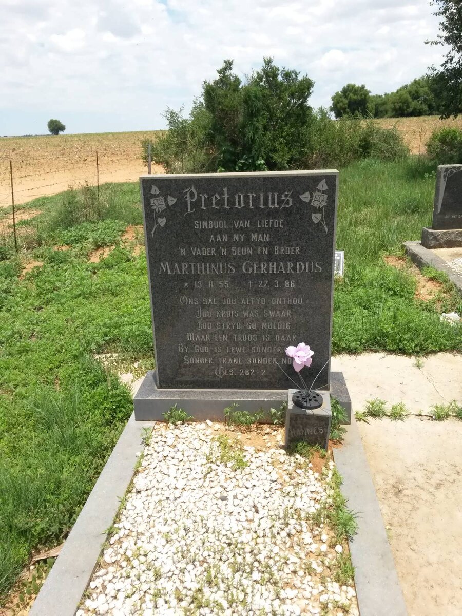 PRETORIUS Marthinus Gerhardus 1955-1986