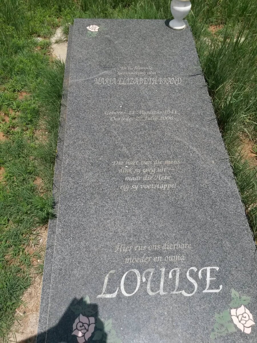 BRAND Maria Elizabeth 1941-2006