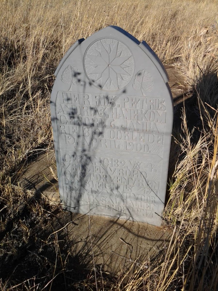 HANEKOM Petrus Andrias 1819-1900