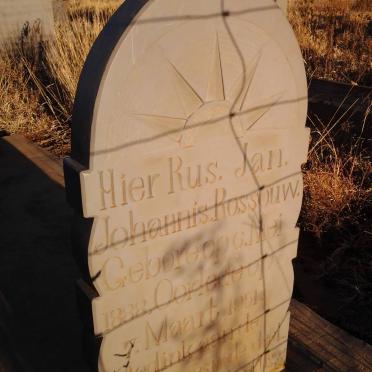 ROSSOUW Jan Johannis 1888-1951