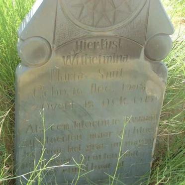 SMIT Wilhelmina Maria 1908-1915