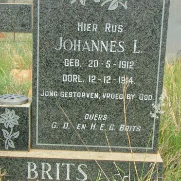 BRITS Johannes L. 1912-1914
