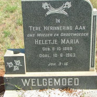 WELGEMOED Heletje Maria 1889-1963