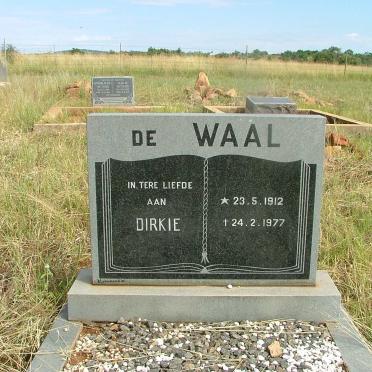 WAAL Dirkie, de 1912-1977