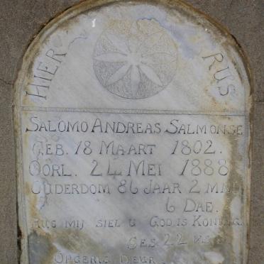 SALMONSE Salomo Andreas 1802-1888