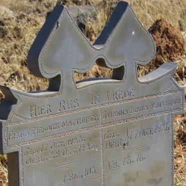 MATTHIJSER Frans Hendrik 1925-1925 :: MATTHIJSER Johanna Maria 1926-1926