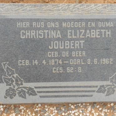 JOUBERT Christina Elizabeth nee DE BEER 1874-1962