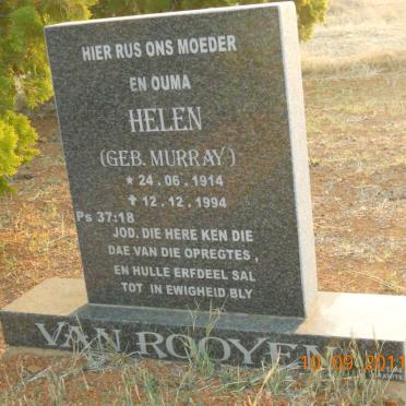 ROOYEN Helen, van nee MURRAY 1914-1994