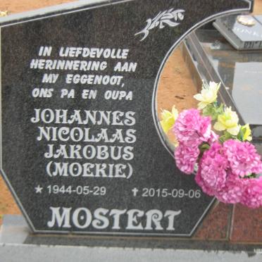 MOSTERT Johannes Nicolaas Jakobus 1944-2015