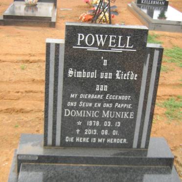 POWELL Dominic Munike 1978-2013