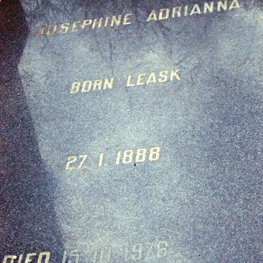 CUNNIGHAM Josephine Adriana nee LEASK 1888-1976