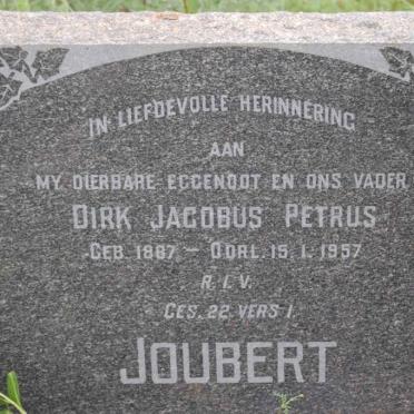 JOUBERT Dirk Jacobus Petrus 1887-1957