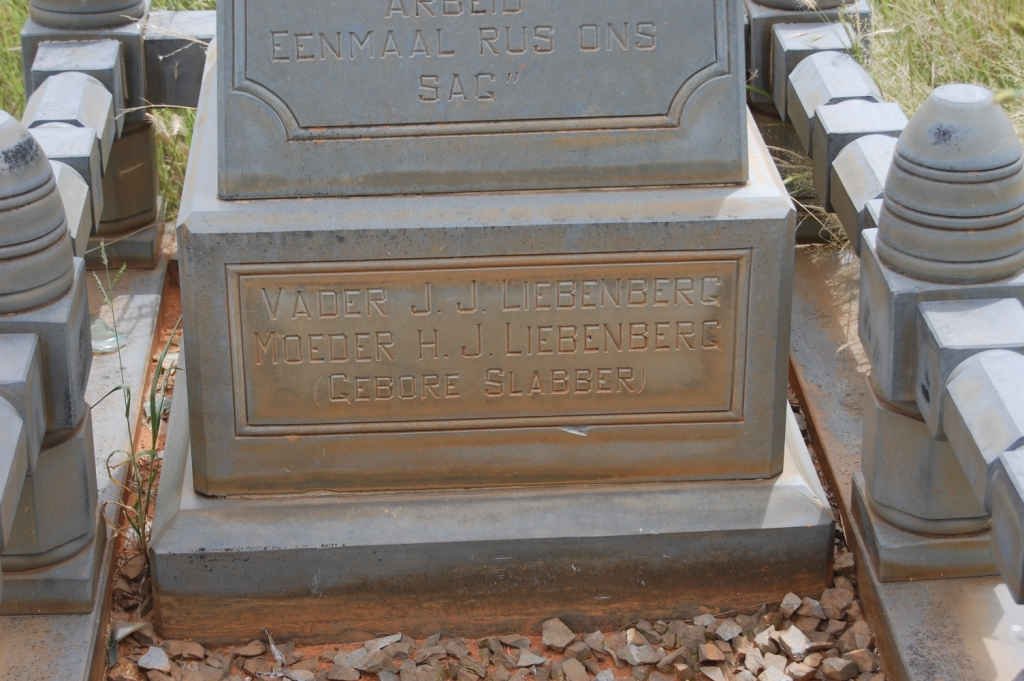 LIEBENBERG J.J. & H.J. SLABBER