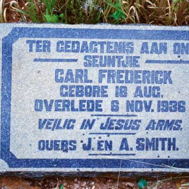 SMITH Carl Frederick 1936-1936