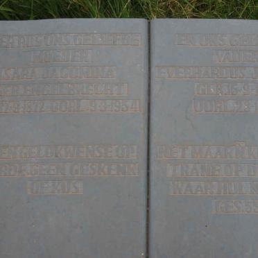 SMITH Everhardus Johannes 1866-1941 &amp; Sara Jacomina ENGELBRECHT 1872-1954