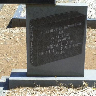 NIEKERK Michael J.S., van 1913-1974