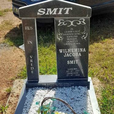 SMIT Wilhemina Jacoba 1927-2020