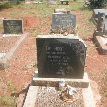 BEER Hendrik J.L., de 1906-1969