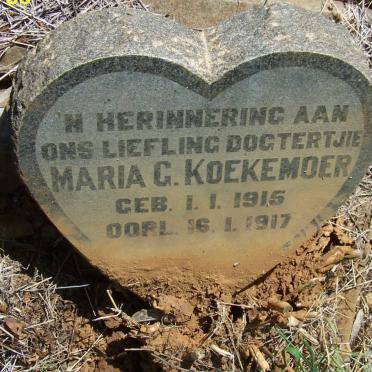 KOEKEMOER Maria Gertruida 1915-1917
