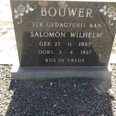 BOUWER Salomon Wilhelm 1867-1927