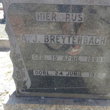BREYTENBACH A.J. 1899-1950