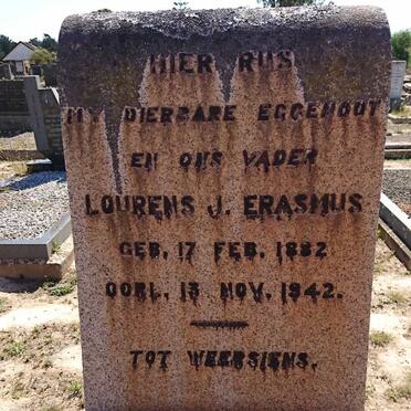 ERASMUS Lourens J. 1882-1942
