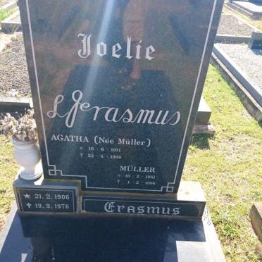 ERASMUS L.J. 1906-1976 &amp; Agatha MÜLLER 1911-1999 :: ERASMUS Müller 1951-1996