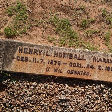 HONIBALL Henry L. 1876-1962