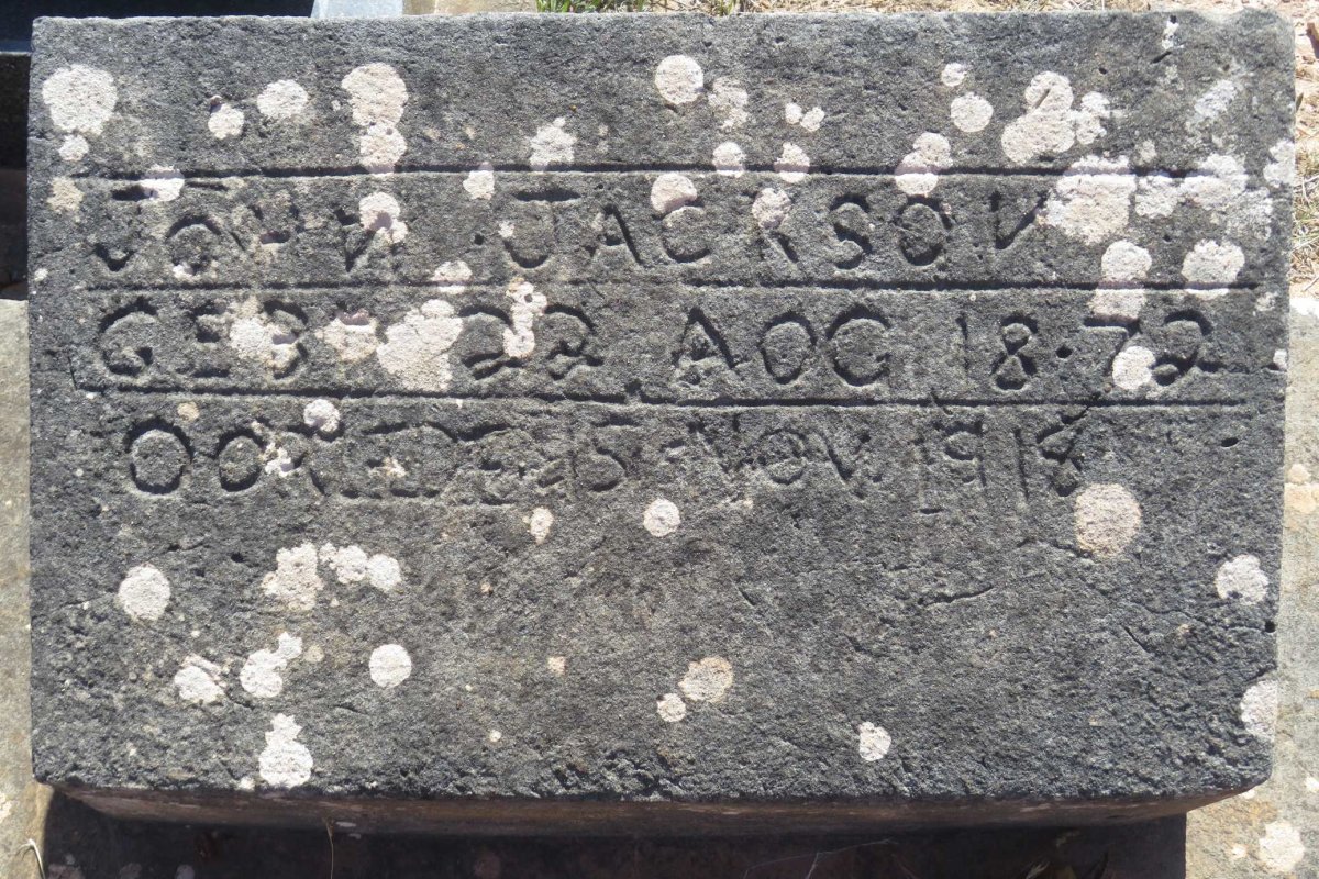 JACKSON John 1872-1918