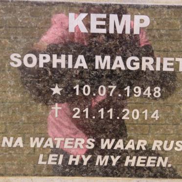 KEMP Sophia Magrieta 1948-2014