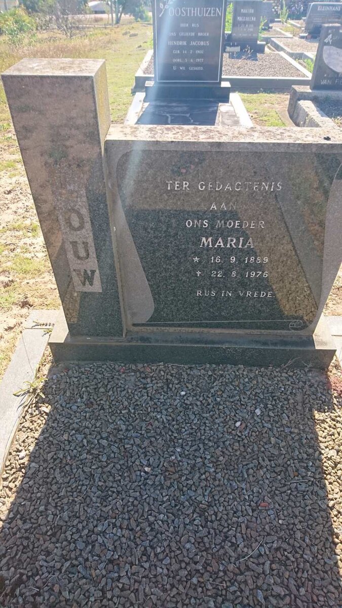 LOUW Maria 1889-1976