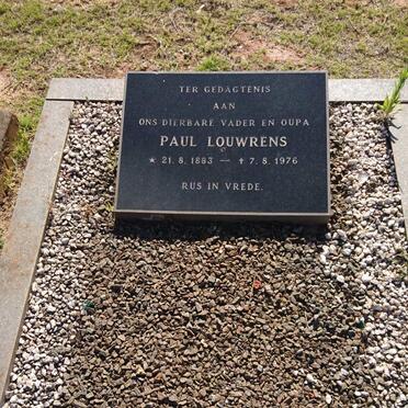 LOUWRENS Paul 1883-1976