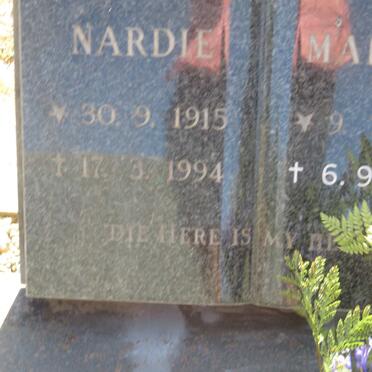 MEINTJES Nardie 1915-1994 &amp; Margie 1931-2018 :: MEINTJES Christina nee NEETHLING 1920-1985