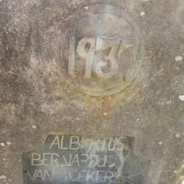 NIEKERK Albertus Bernardus, van